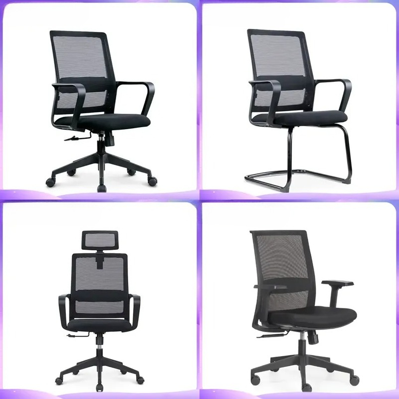 Task Chair Mid Back - Ergonomischer Bürostuhl mit mittelhoher Rückenlehne, Netzstoff,