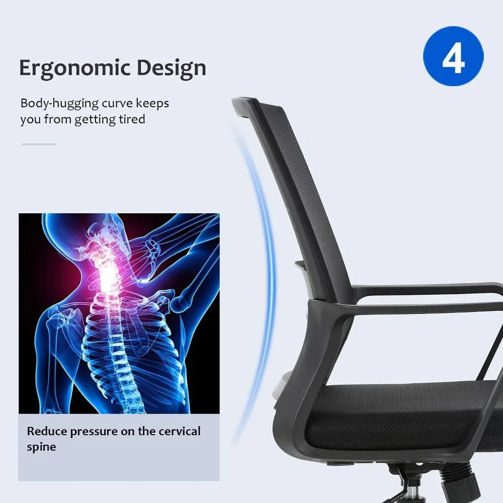 Ergonomischer Bürostuhl, Netz- – Task Chair Mid Back Bewertung und Preis