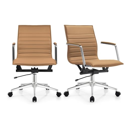 2er-Set Moderne Bürostühle mit – Task Chair Mid Back Bewertung und Preis