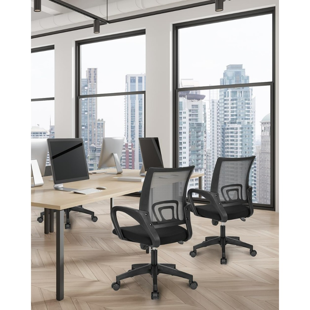 Schwarzer Netz-Gaming-Bürostuh – Task Chair Mid Back Bewertung und Preis
