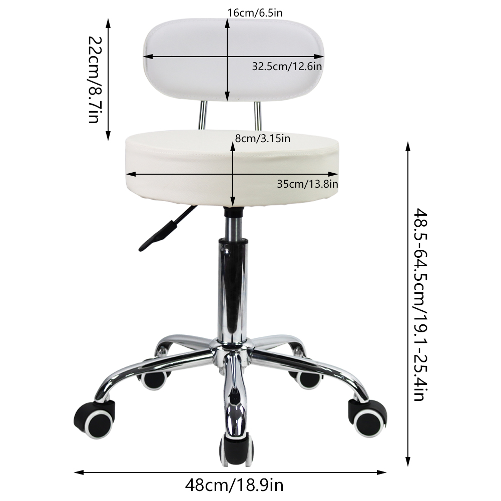 CANBOUN Rollhocker aus PU-Lede – Task Chair Mid Back Bewertung und Preis